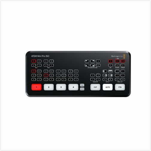Atem Mini Pro - ISO, 4 channel switcher and Streaming on rent